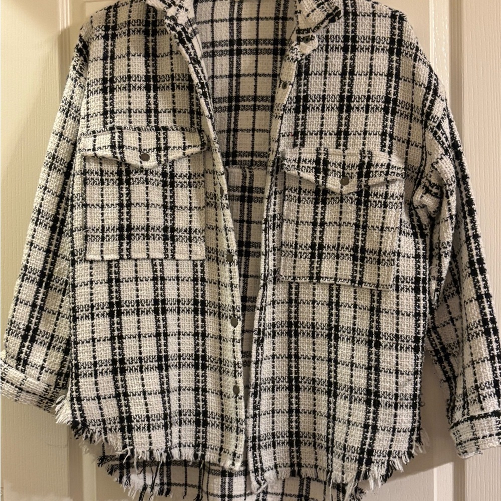 Native Daughters Plaid Shacket